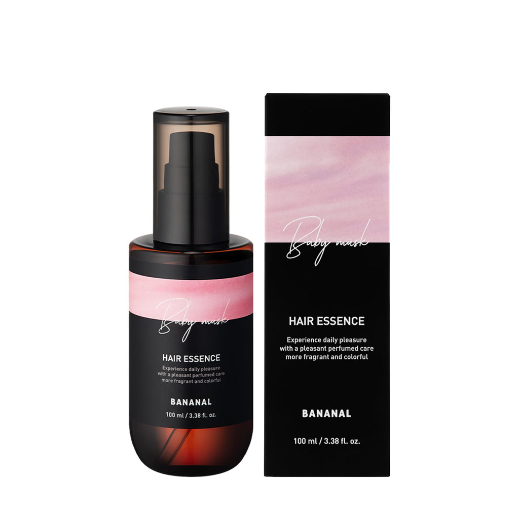BANANAL 2-in-1 Korean Hair Perfume Oil & Serum – Glass Hair Shine, Frizz Control, Argan Oil & 12 Amino Acids – Alcohol-Free, Paraben-Free – 100ml