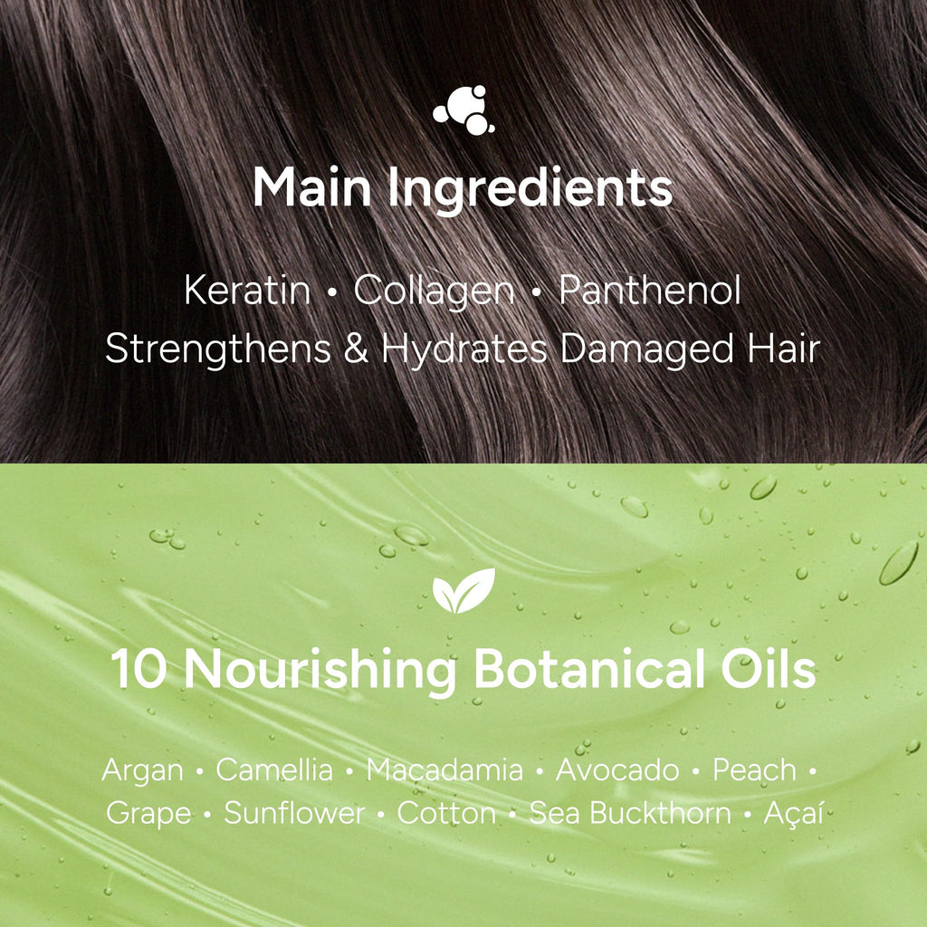 BANANAL 2-in-1 Korean Hair Perfume Oil & Serum | Argan Oil + 12 Amino Acids | Glass Hair Shine