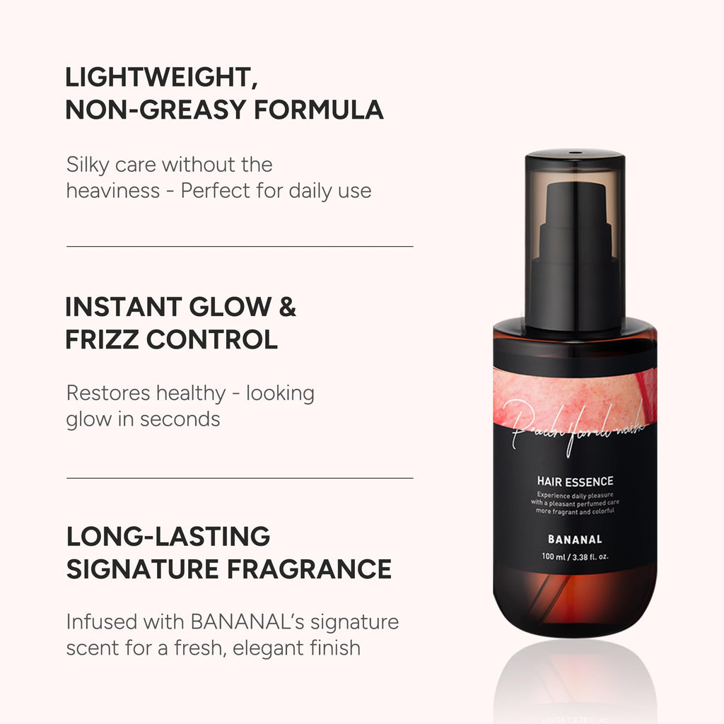 BANANAL 2-in-1 Korean Hair Perfume Oil & Serum | Argan Oil + 12 Amino Acids | Glass Hair Shine
