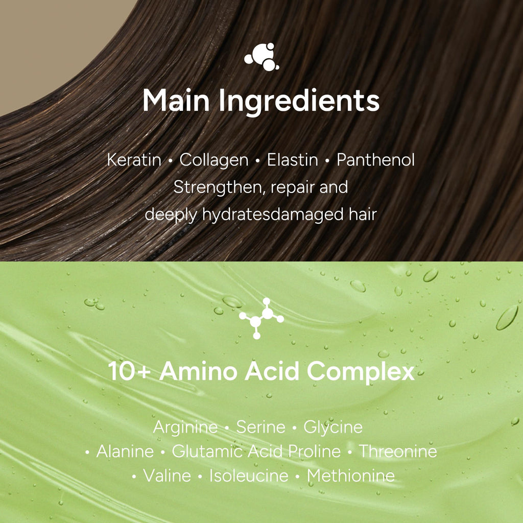 BANANAL Korean Hair Treatment Conditioner – Protein & Moisture for Damaged Hair (Keratin, Centella & Shea)