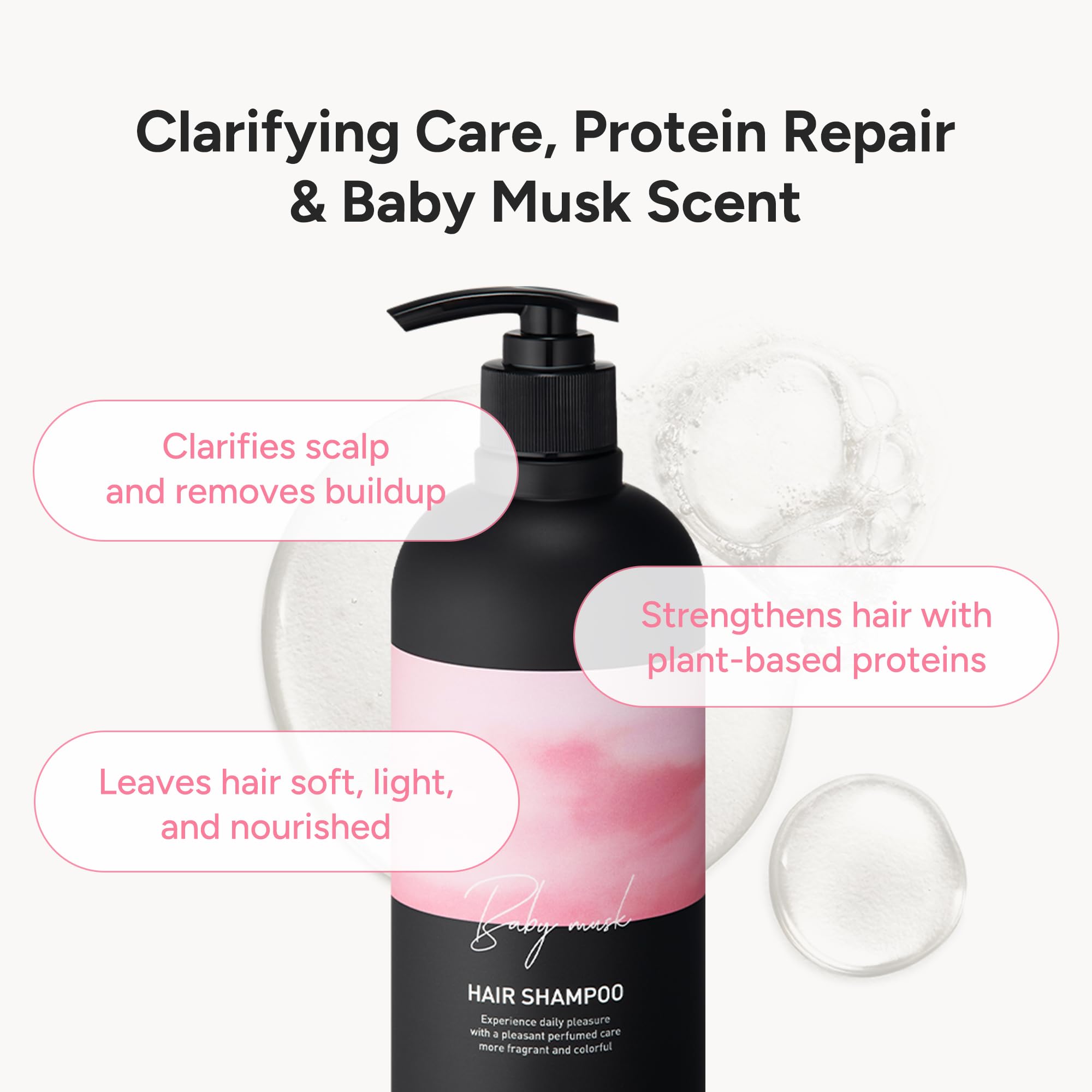 BANANAL Korean Rosemary Shampoo — Sulfate, Silicone & Paraben-Free Scalp Care (500ml / 13.5fl oz)