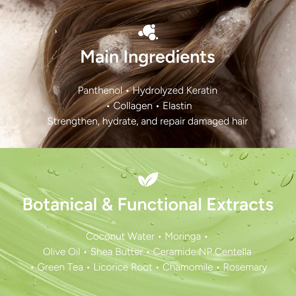 BANANAL Korean Rosemary Shampoo — Sulfate, Silicone & Paraben-Free Scalp Care (500ml / 13.5fl oz)