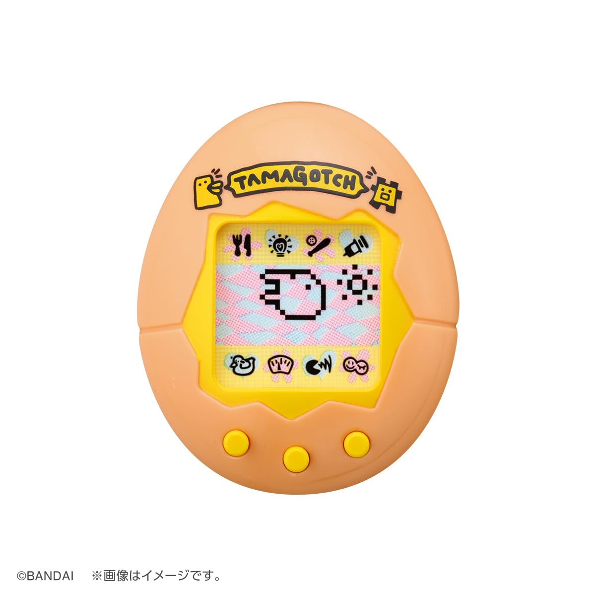 Bandai Lifestyle Tamagotchi Face & Eye Colors – Orange Case Shimmer