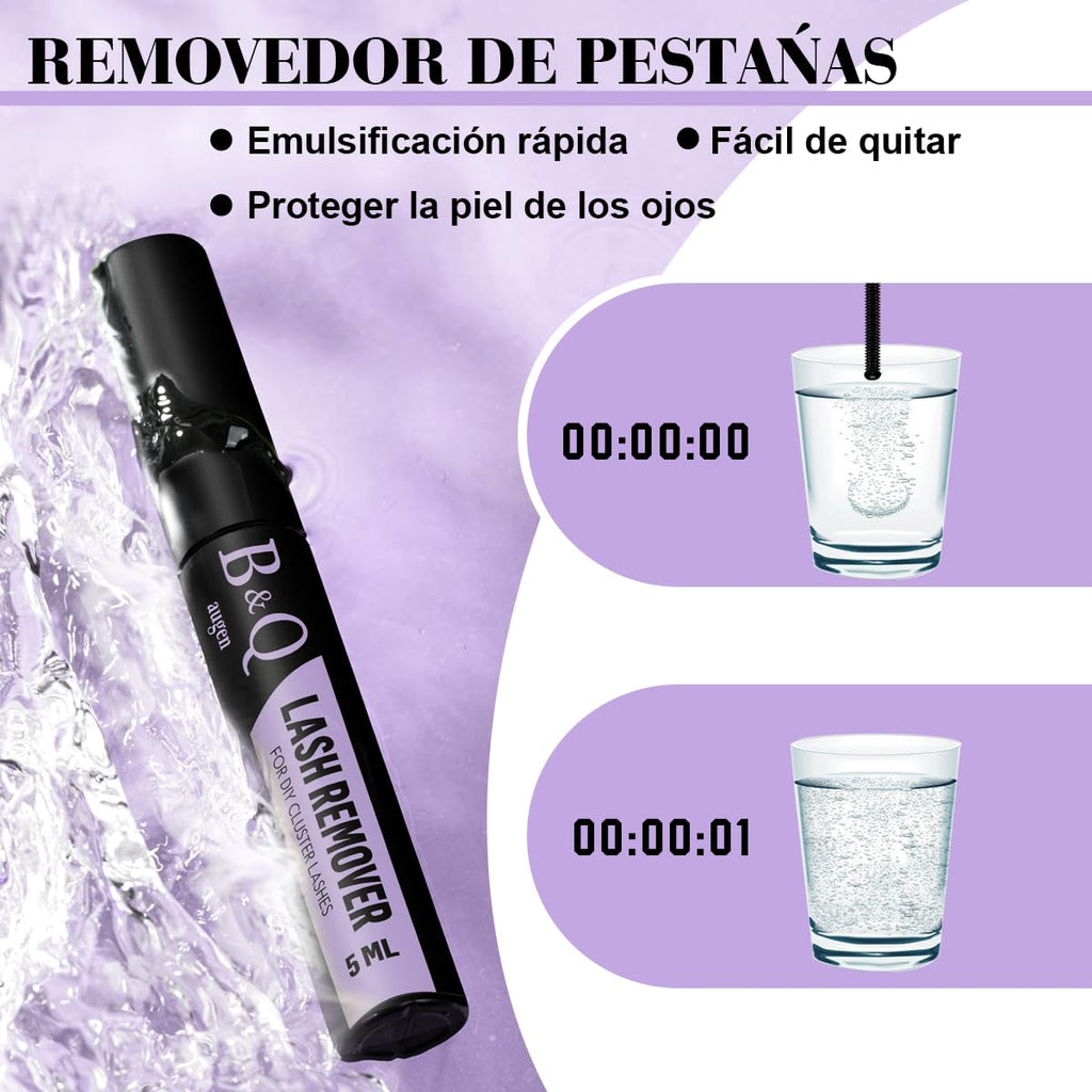 B&Qaugen Lash Clusters Kit 280pcs – DIY 30D/40D Lashes with Bond, Seal & Remover