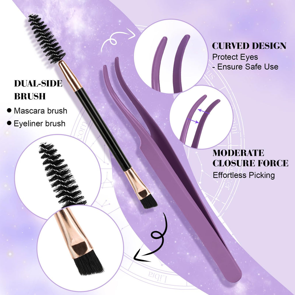 BandQaugen B02 Wispy Lash Clusters Kit – 156Pcs DIY Lash Extensions, D Curl 8-18mm