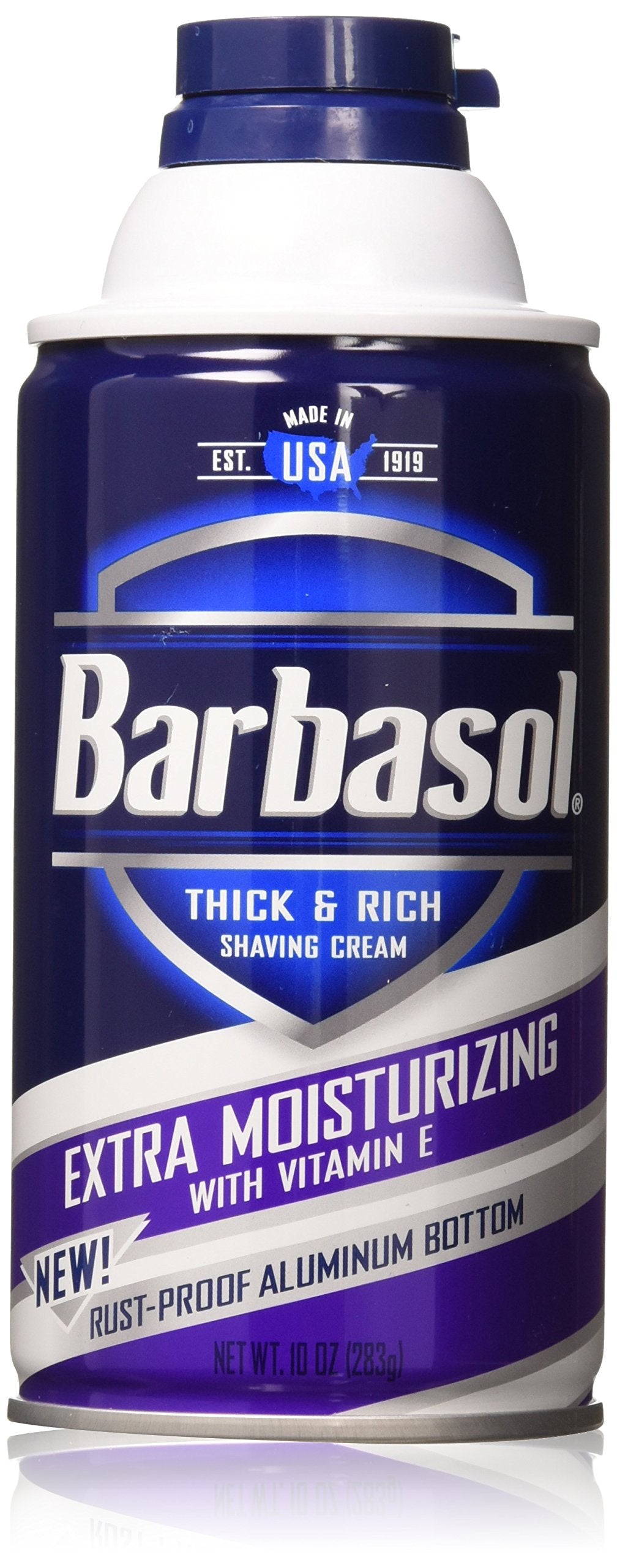 Barbasol Extra Moisturizing Shaving Cream with Vitamin E – 10 oz (2 Pack)