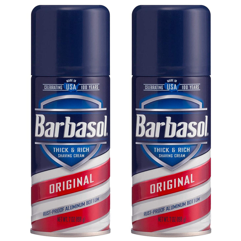 Barbasol Original Shaving Cream – 7 oz (Pack of 2) | Close Glide