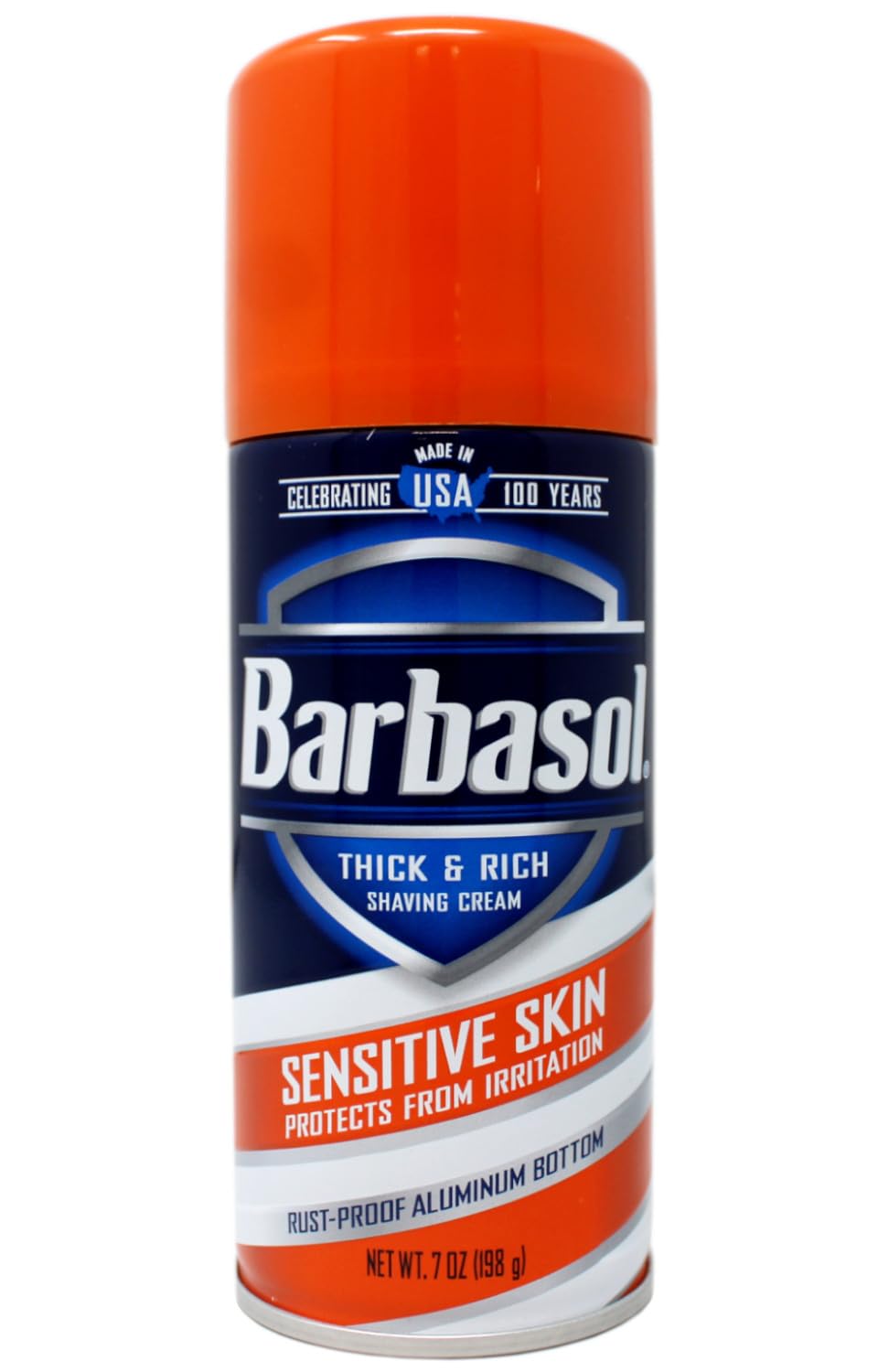 Barbasol Shave Cream 7 Ounce Sensitive Skin Pack of 3 | Gentle Formula & Rich Lather
