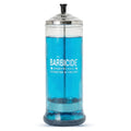 BARBICIDE Disinfecting Jar Large 37 Fl Oz – Glass Tool Sanitizer with Stainless Cap & Basket for Salons