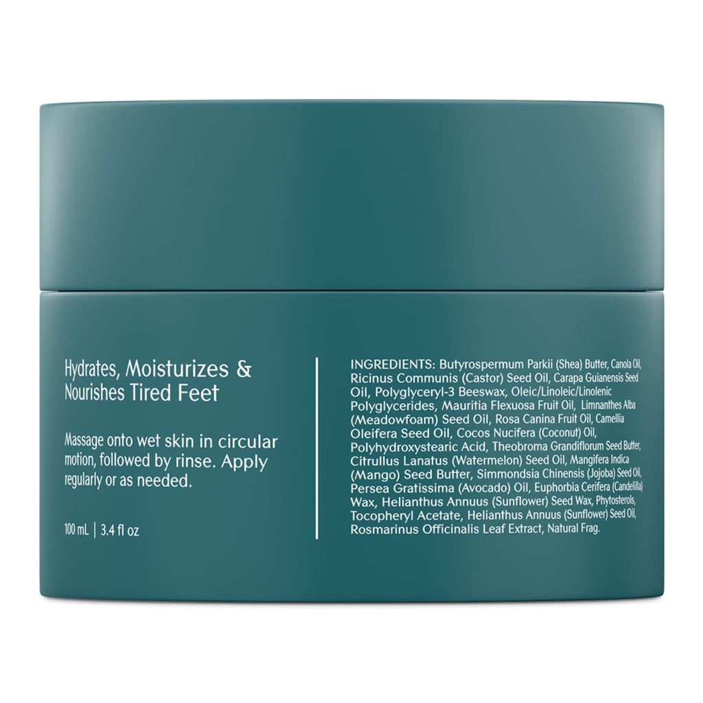 Bare August Foot Cream & Heel Balm Butter — Soft, Smooth Feet