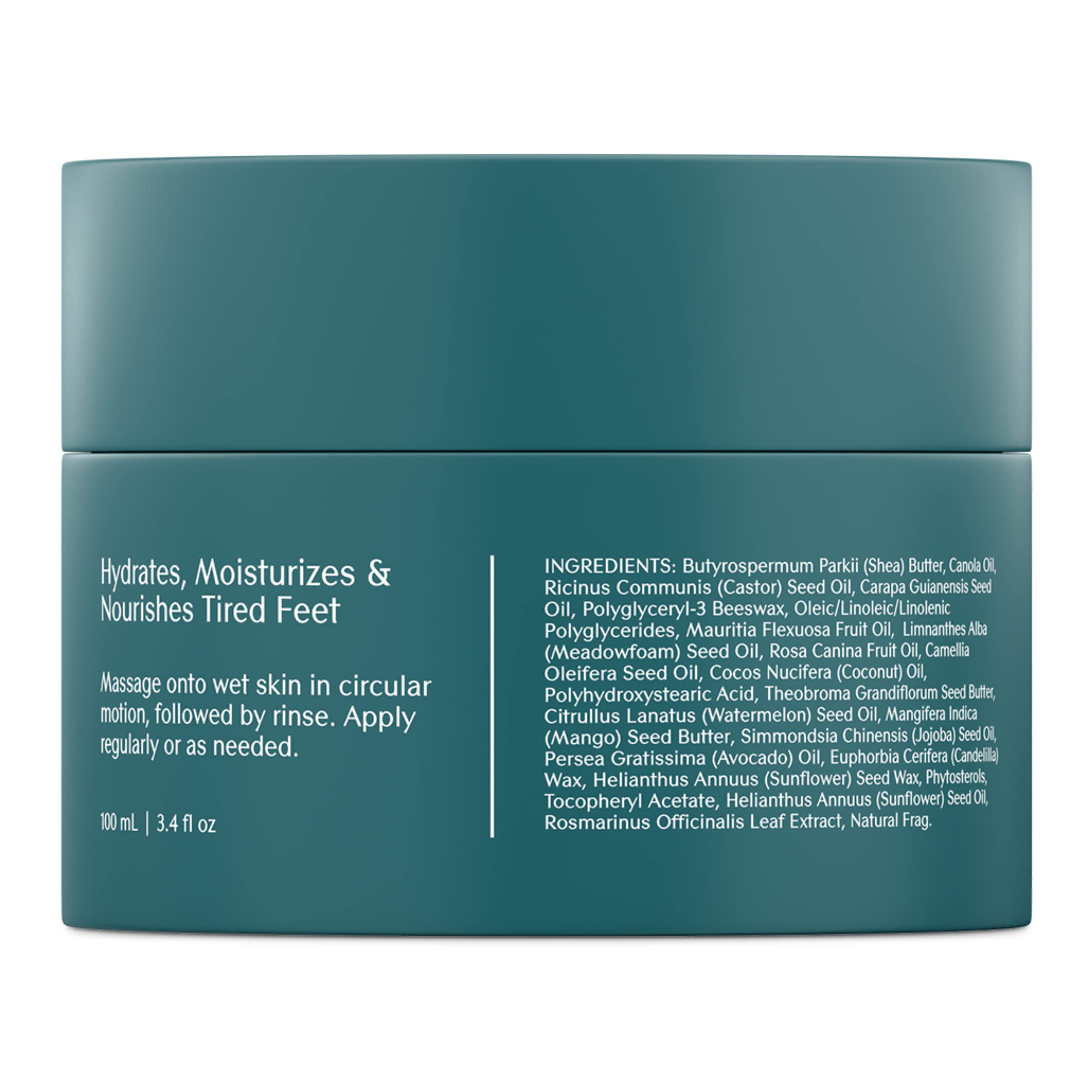 Bare August Foot Cream & Heel Balm Butter — Soft, Smooth Feet
