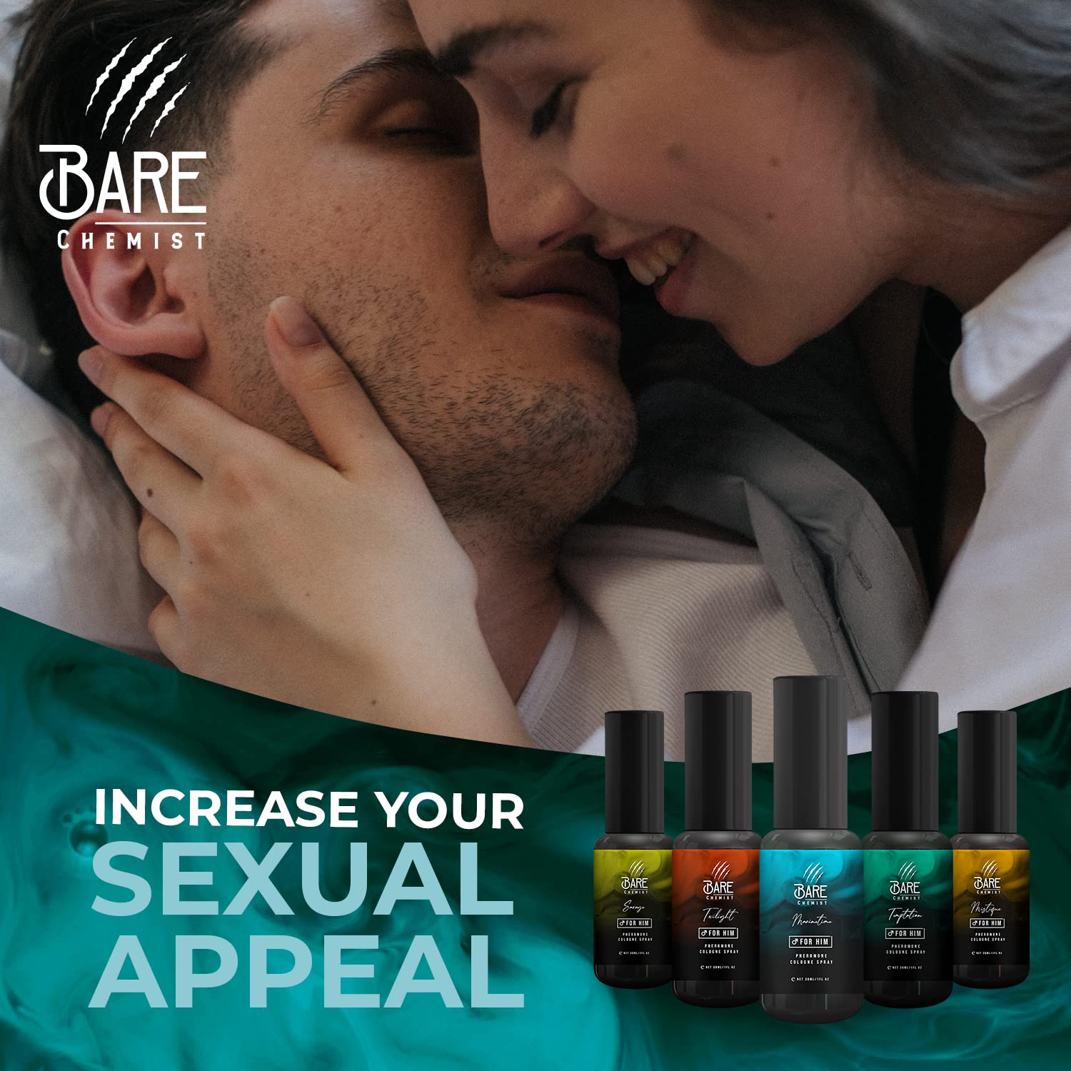 Bare Chemist Maritime Pheromone Cologne for Men – Extra Strong, Alcohol-Free Formula to Attract Women