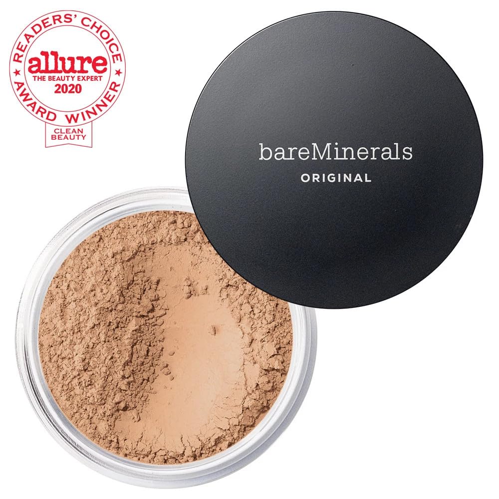BareMinerals Original Loose Powder Foundation SPF 15 – Medium Beige 12 | Vegan, Cruelty-Free & Dermatologist-Tested