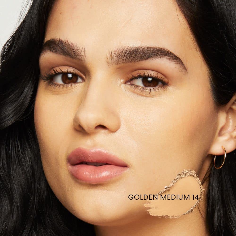 bareMinerals Original Loose Powder Foundation SPF 15 — Golden Medium 14 | Vegan, Cruelty-Free, Dermatologist-Tested