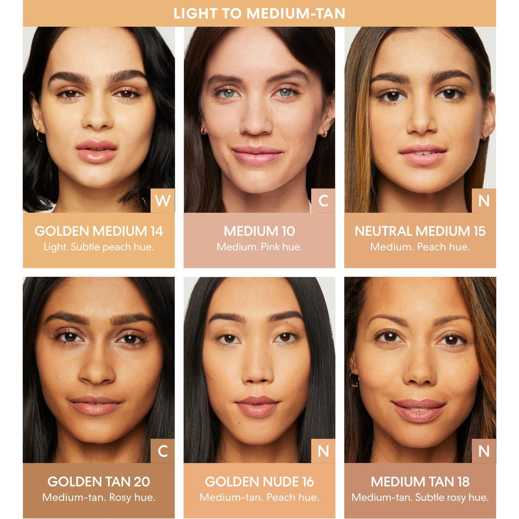 bareMinerals Original Loose Powder Foundation SPF 15 — Golden Medium 14 | Vegan, Cruelty-Free, Dermatologist-Tested