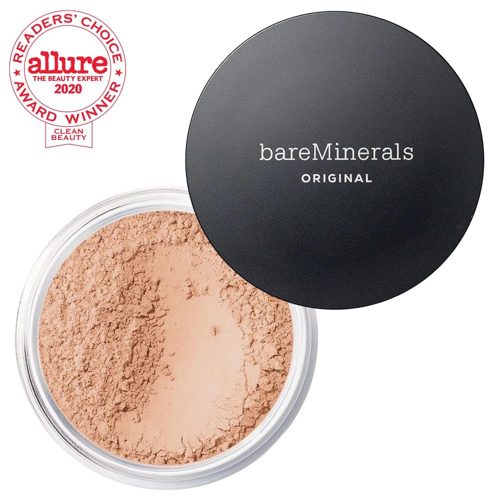 bareMinerals Original Loose Powder Foundation SPF 15 – Medium 10 (Vegan, Cruelty-Free)