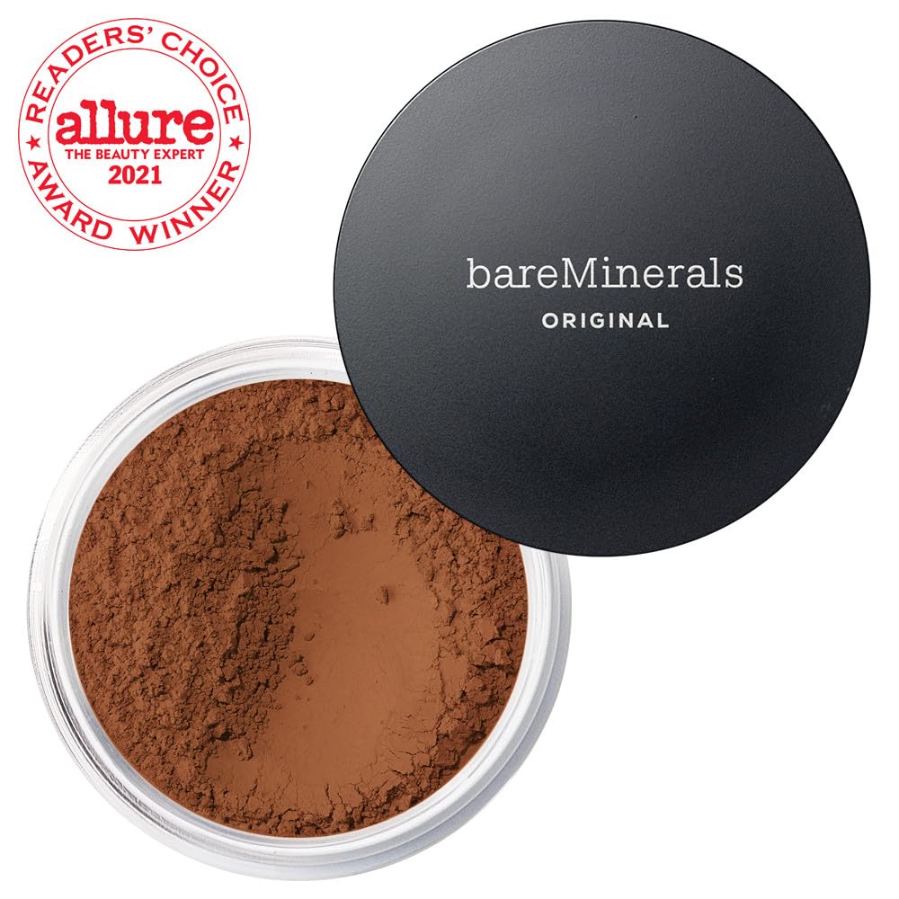 bareMinerals Original Loose Powder Foundation SPF 15 Warm Deep 27 | Vegan, Cruelty-Free & Dermatologist-Tested
