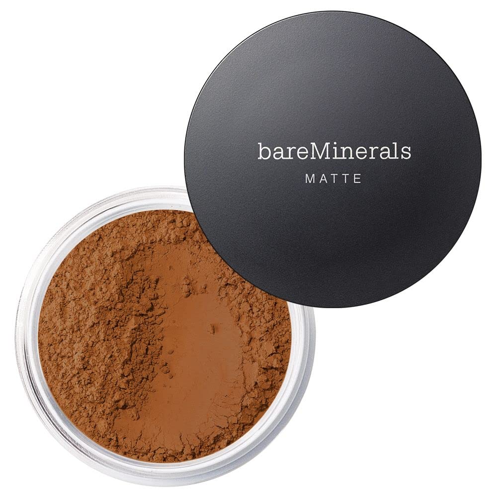 bareMinerals Original Matte Loose Mineral Foundation SPF 15 – 23 Medium Dark | Vegan, Cruelty-Free & Dermatologist-Tested