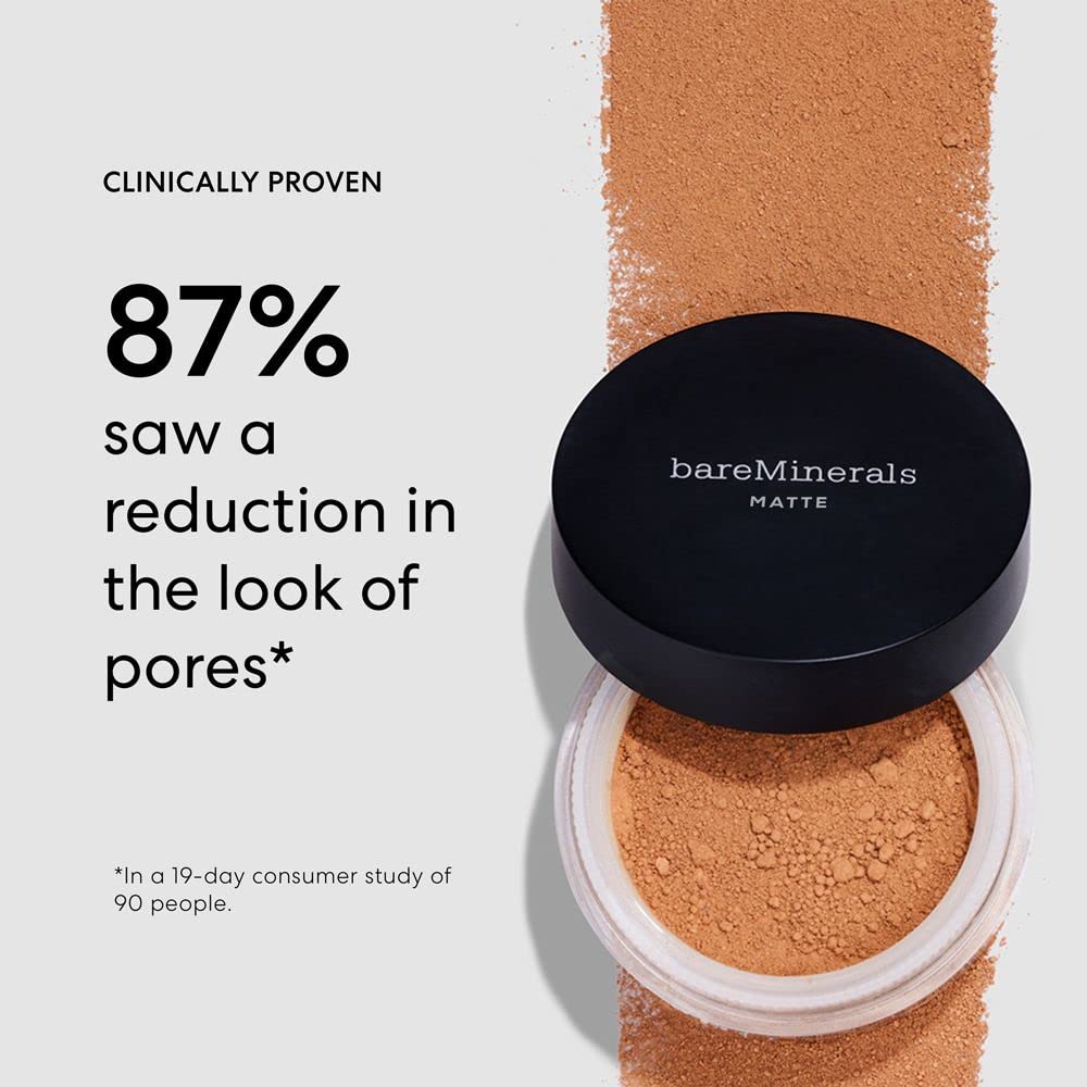 bareMinerals Original Matte Loose Mineral Foundation SPF 15 – 12 Medium Beige | Vegan & Cruelty-Free
