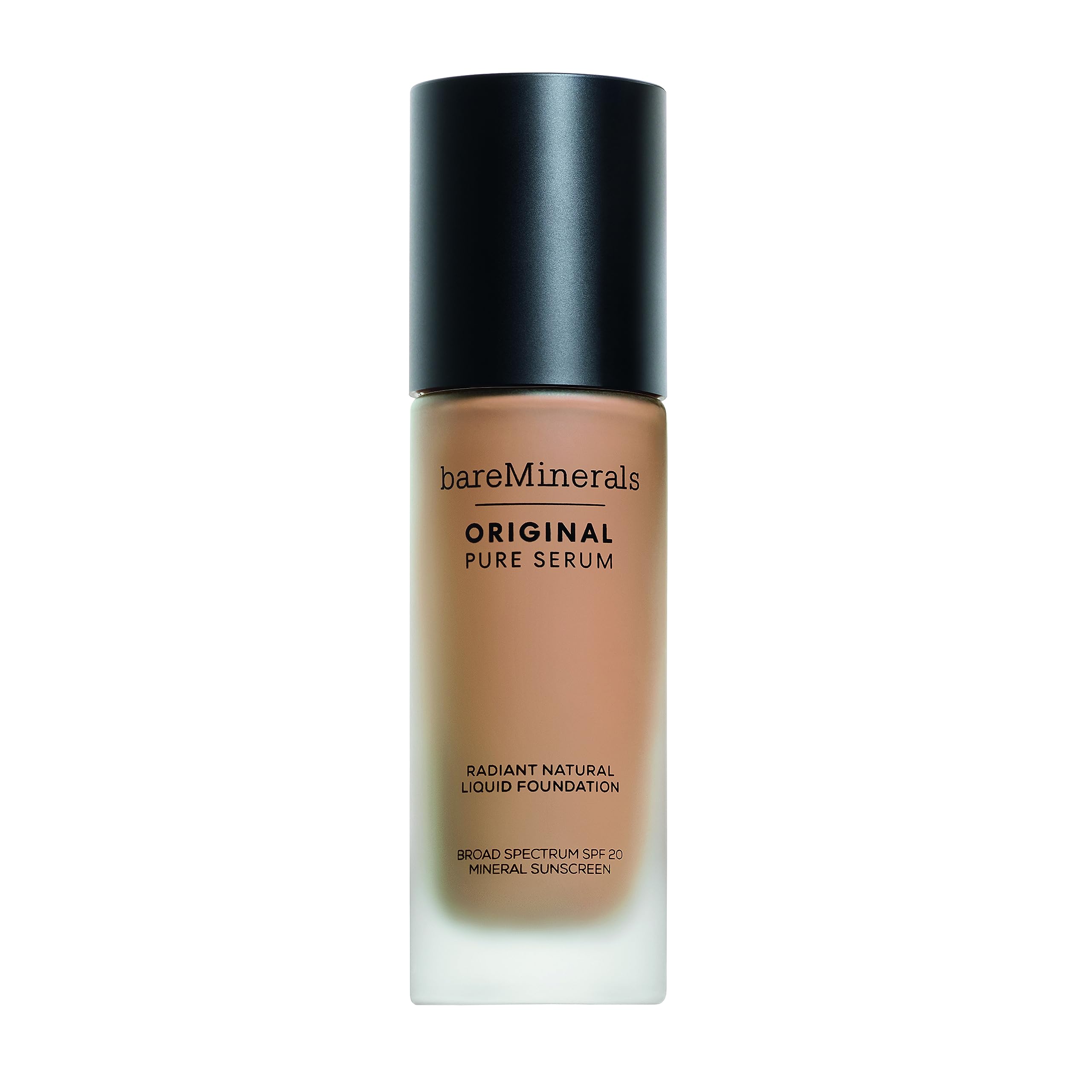 bareMinerals Original Pure Serum Foundation SPF 20 – Medium Cool 3.5 | Vegan, Cruelty-Free