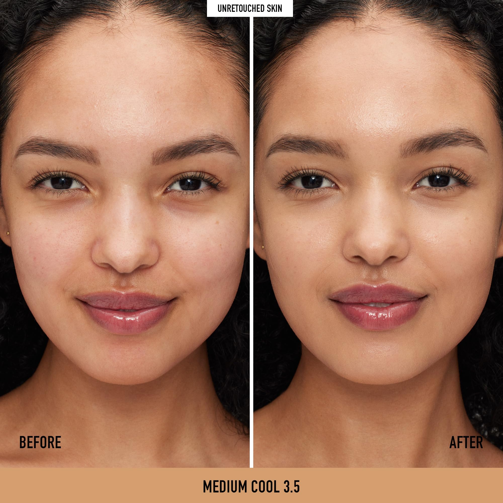 bareMinerals Original Pure Serum Foundation SPF 20 – Medium Cool 3.5 | Vegan, Cruelty-Free