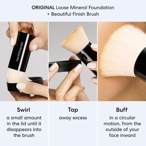 bareMinerals Original Loose Powder Foundation SPF 15 | Golden Fair 04 | Vegan & Cruelty-Free