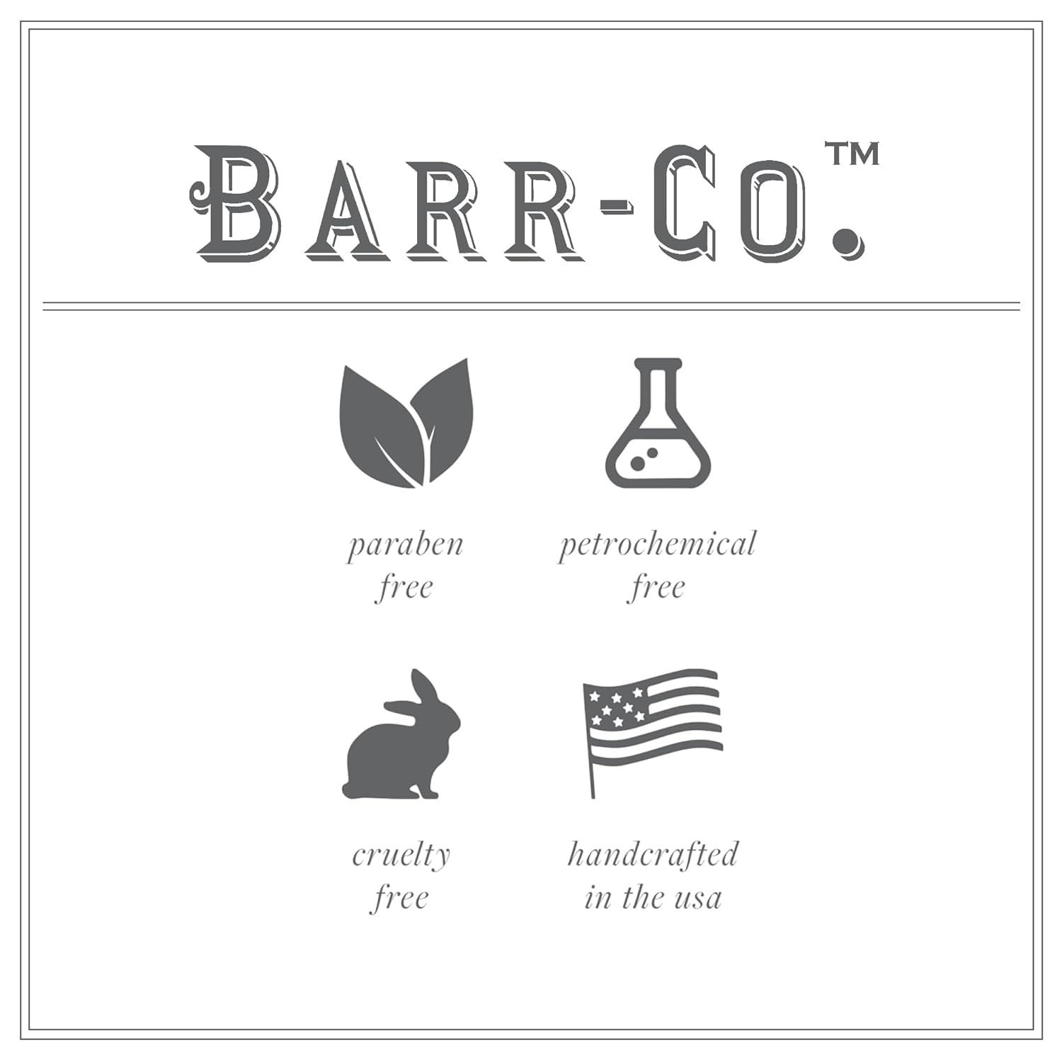 BARR-CO Fir & Grapefruit Hand & Body Cream – Woody Citrus Scent, 3.4 oz