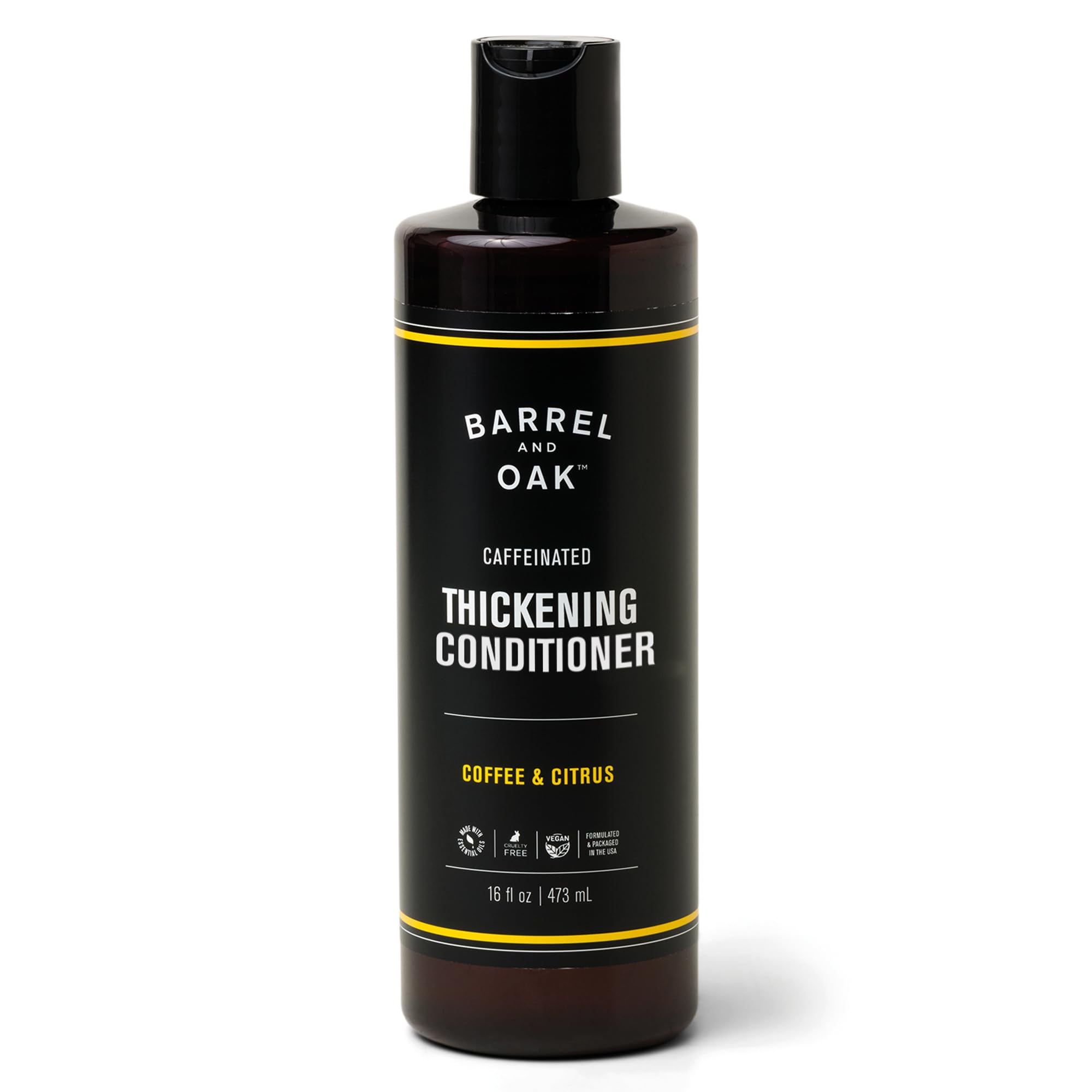 Barrel & Oak Caffeinated Coffee & Citrus Thickening Conditioner – 16 oz (Vegan)