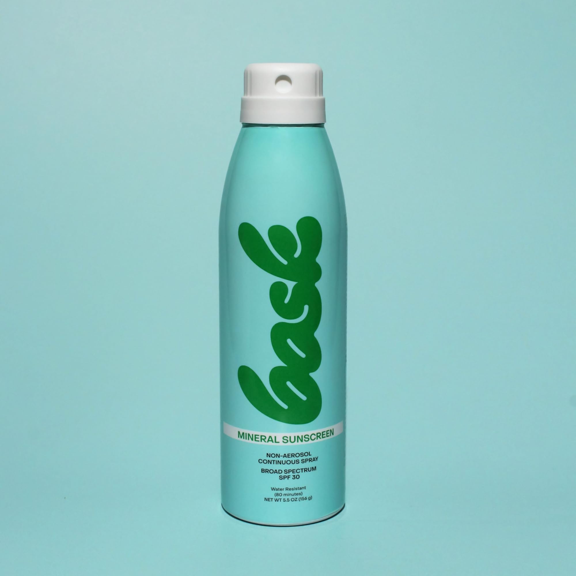 Bask Suncare SPF 30 Mineral Sunscreen Spray – Fragrance Free, Reef Safe, Lightweight