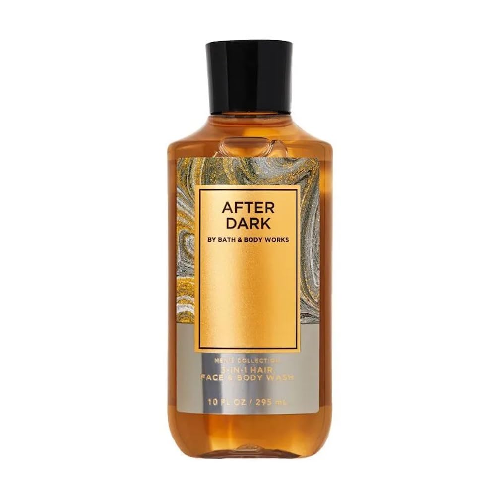 Bath & Body Works After Dark Men's 3-in-1 Hair, Face & Body Wash – 10 Oz | Bergamot, Amber & Tonka