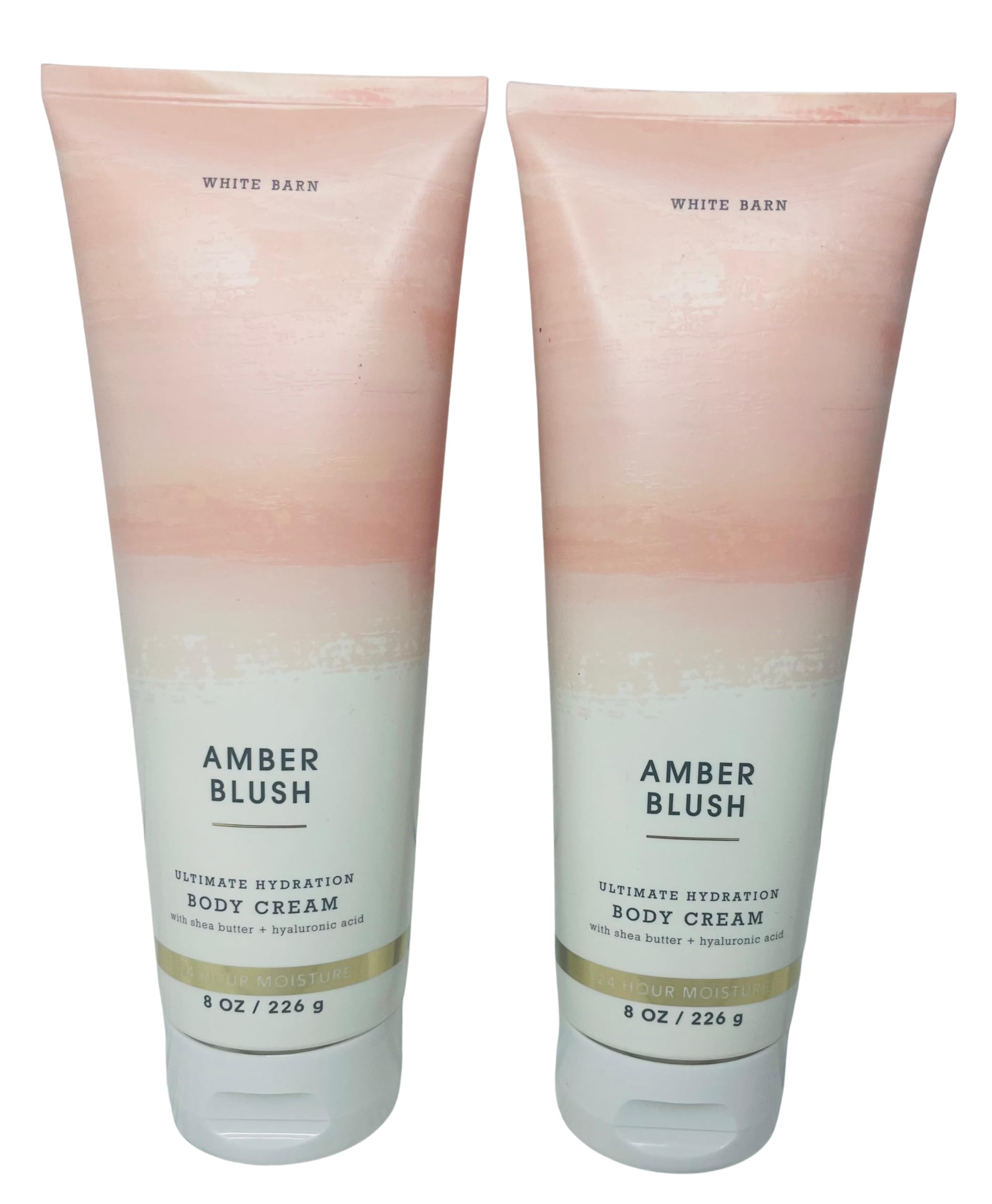 Bath & Body Works Amber Blush Ultimate Hydration Body Cream 2 x 8 oz