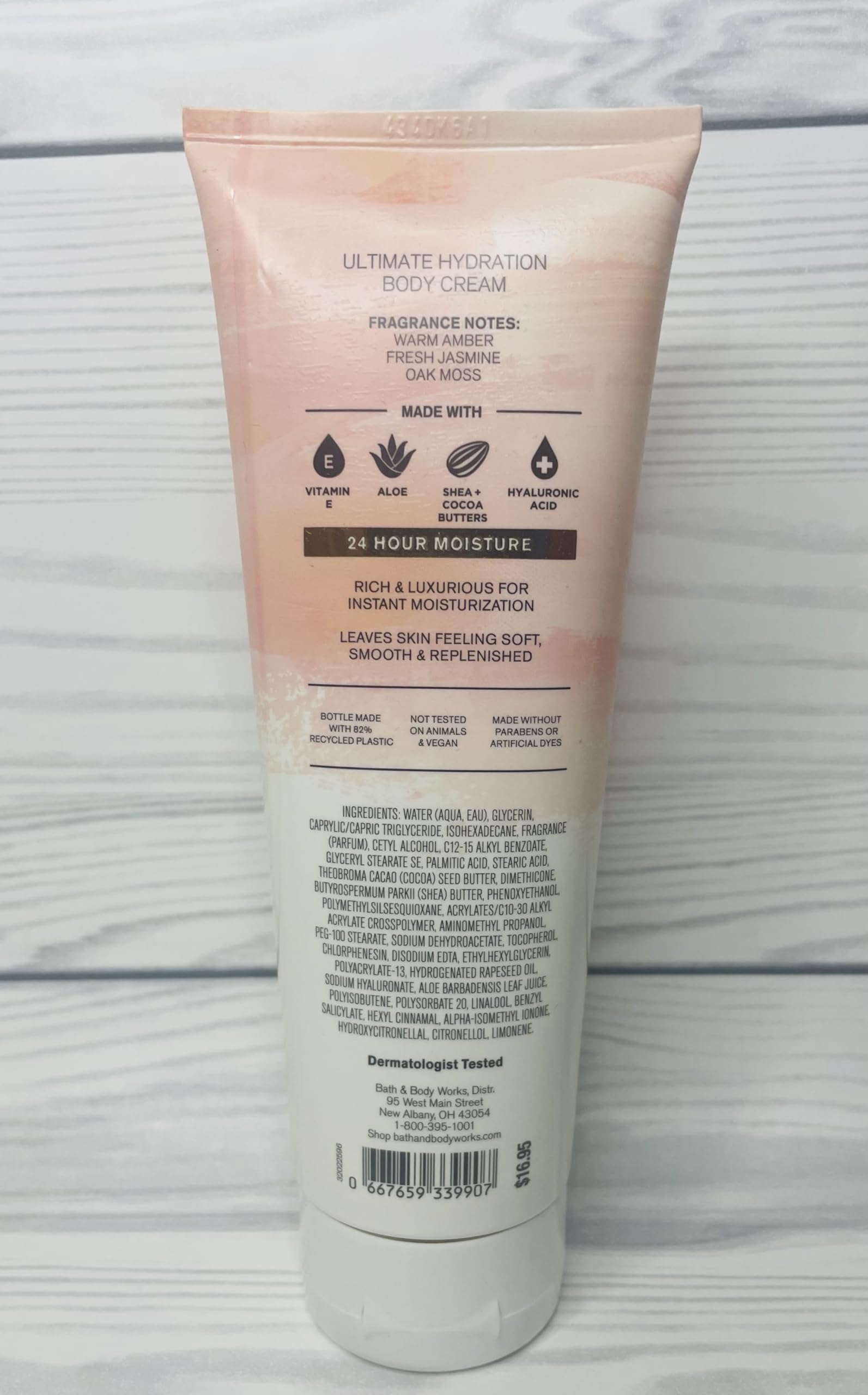 Bath & Body Works Amber Blush Ultimate Hydration Body Cream 2 x 8 oz