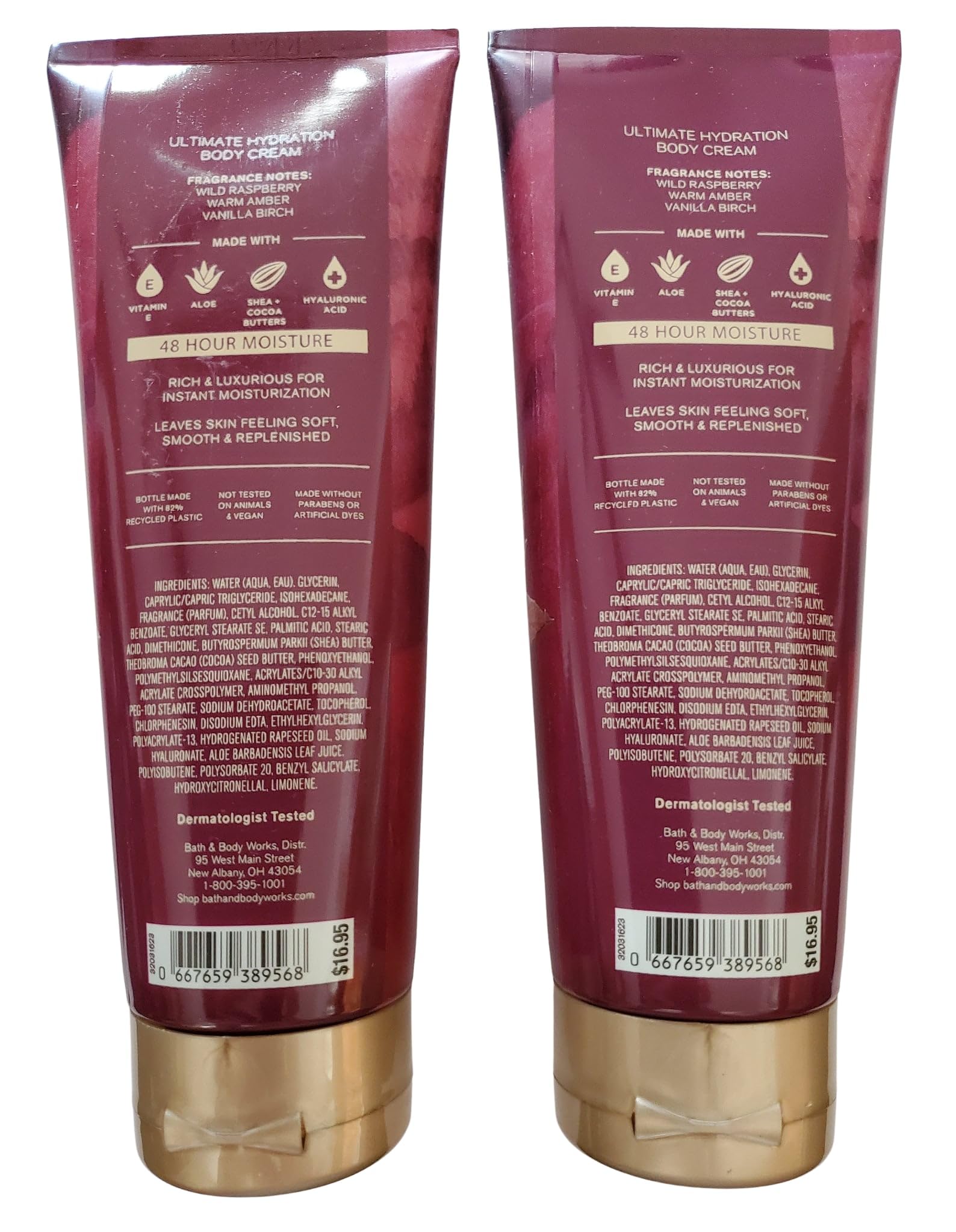 Bath & Body Works Autumn Drive Ultimate Hydration Body Cream – 8oz Pack of 2