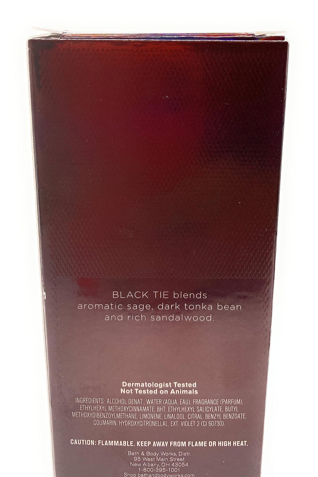 Bath & Body Works Black Tie Men's Cologne Spray – 3.4 oz