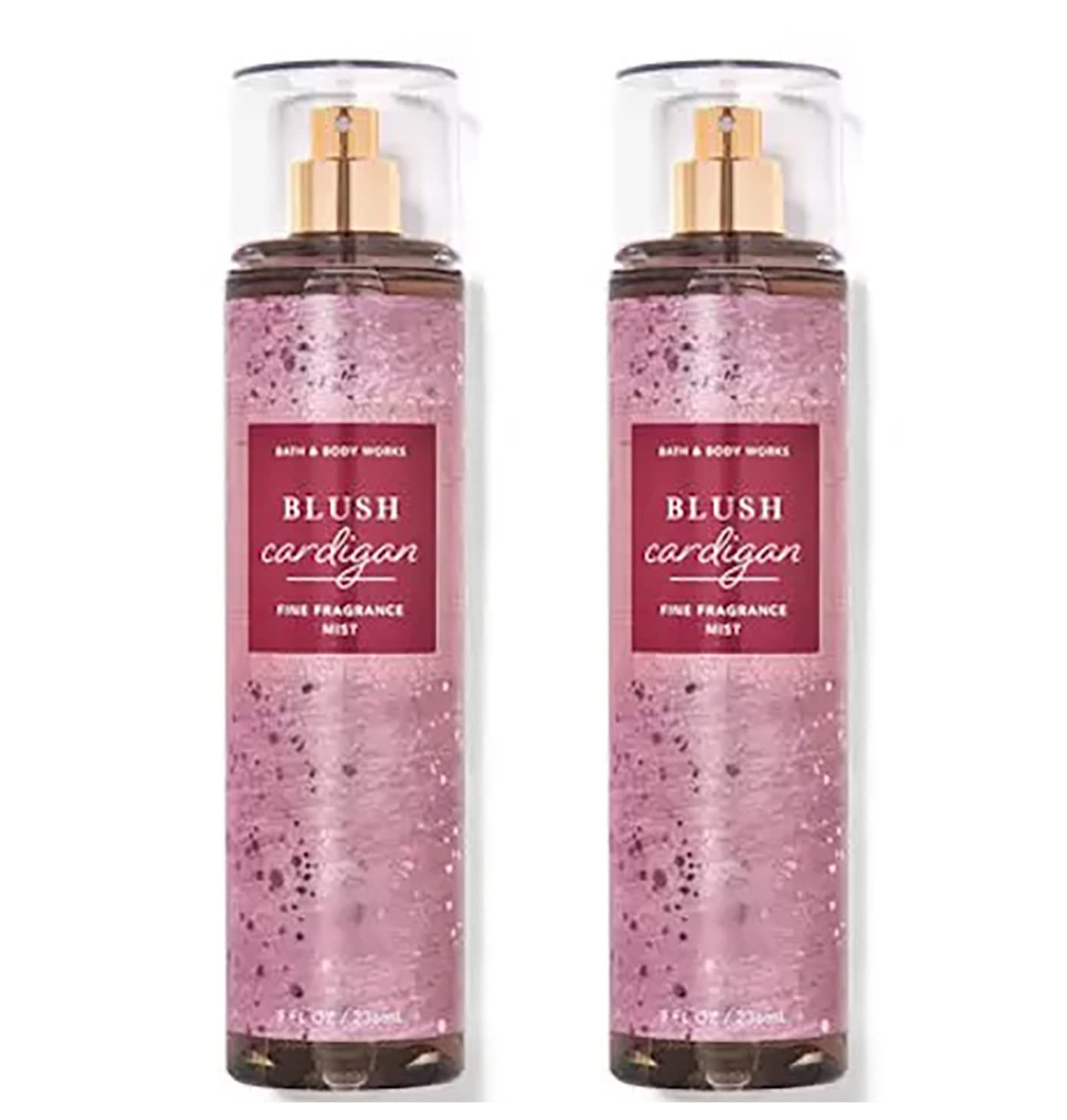 Bath & Body Works Blush Cardigan Fine Fragrance Body Mist Gift Set – 8 oz x 2