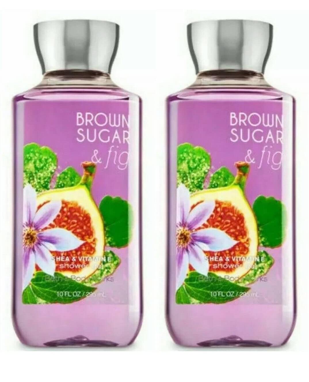 Bath & Body Works Brown Sugar & Fig Shower Gel 10 Oz – 2 Pack