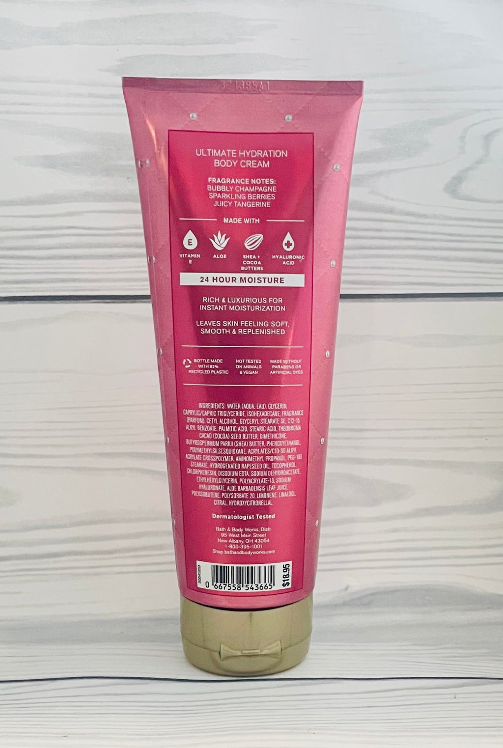 Bath & Body Works Champagne Toast Ultimate Hydration Body Cream – 8 oz