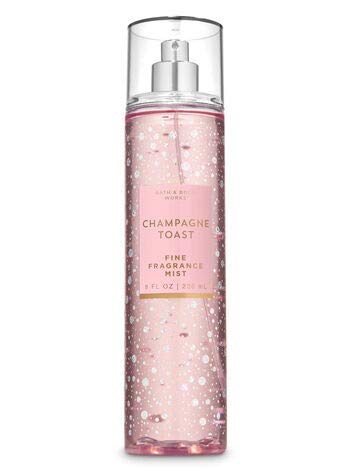 Bath & Body Works Champagne Toast 3 pc Gift Set – Moisturizing Wash, Fine Fragrance Mist & Ultra Shea Cream (2019 Edition)