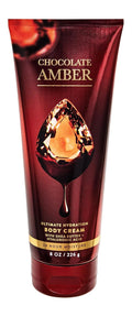 Bath & Body Works Chocolate Amber Ultimate Hydration Body Cream Gift Set – 8 oz