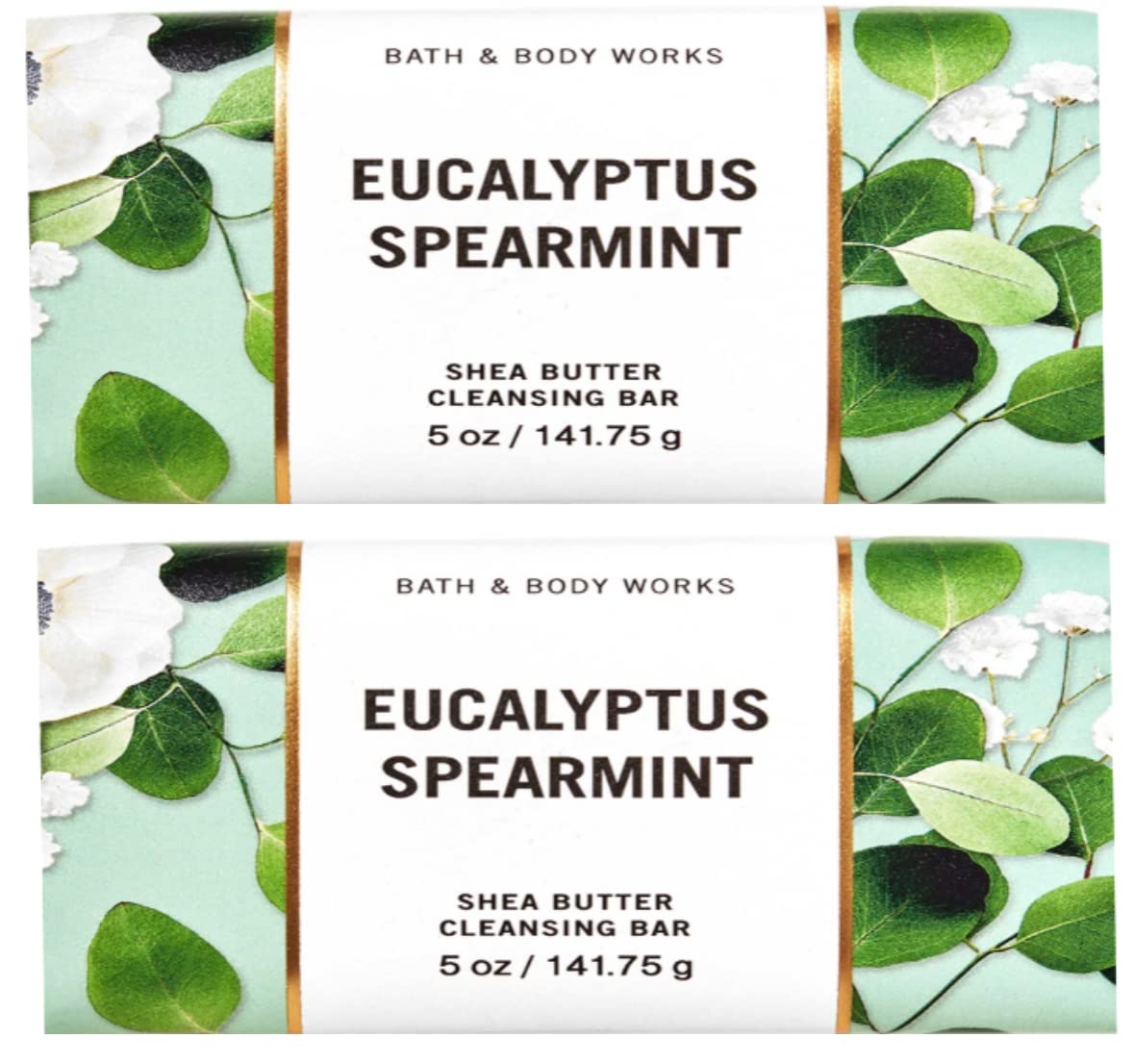 Bath & Body Works Eucalyptus Spearmint Bar Soap - 2 Pack