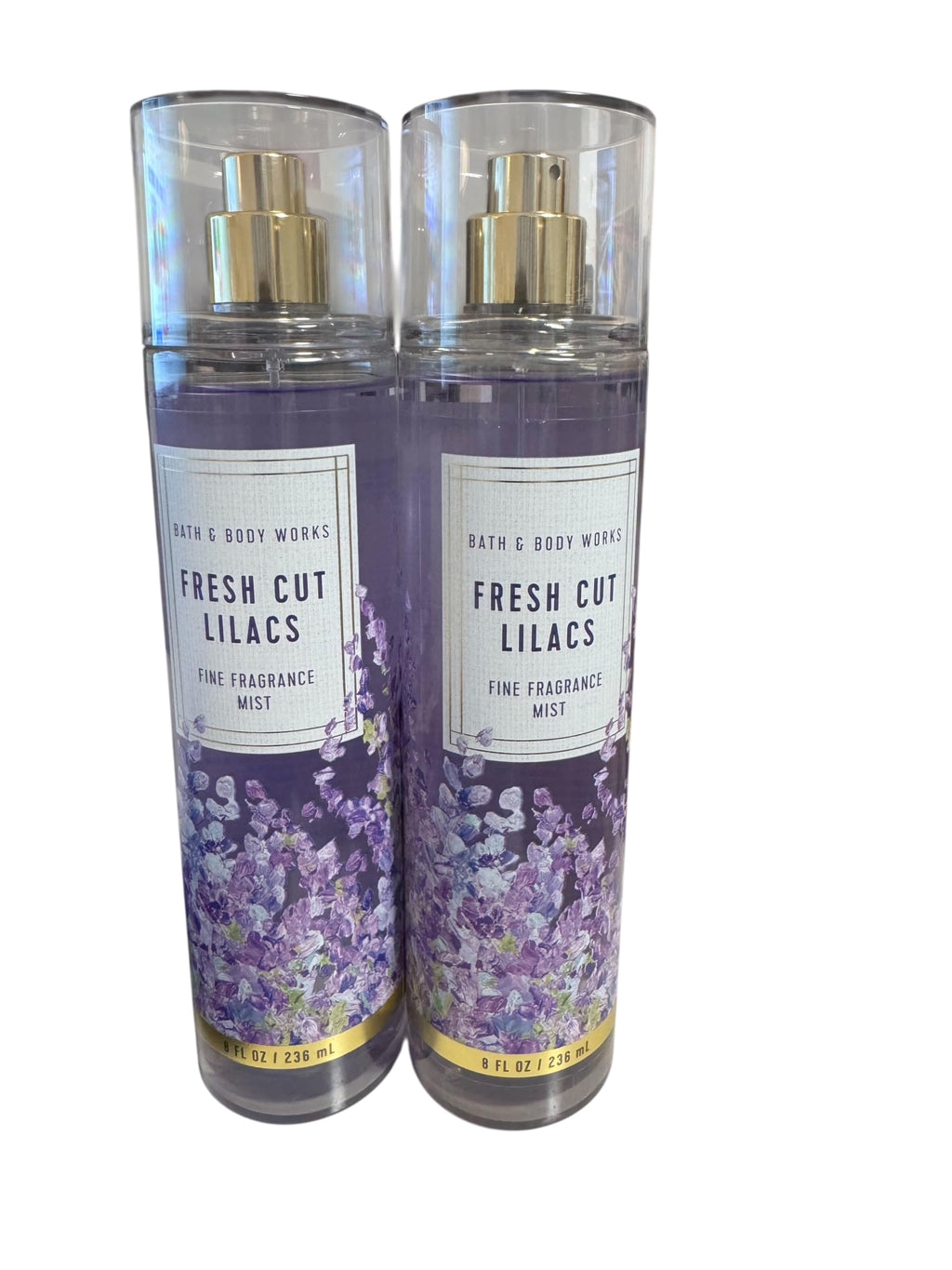 Bath and Body Works Fresh Cut Lilacs Fine Fragrance Mist Pack — 2 x 8 oz Bottles