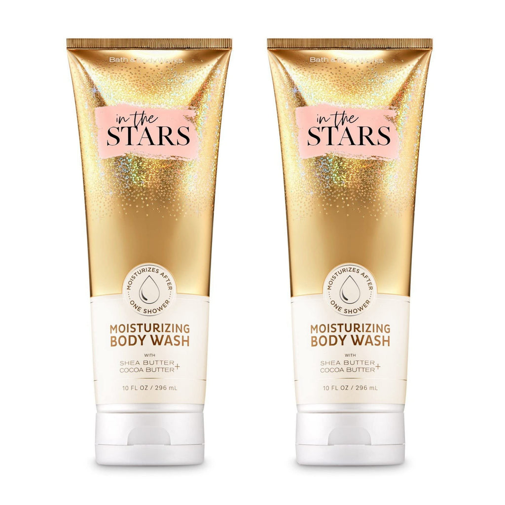 Bath & Body Works Gift Set of 2 - 10 oz Moisturizing Body Wash - In The Stars