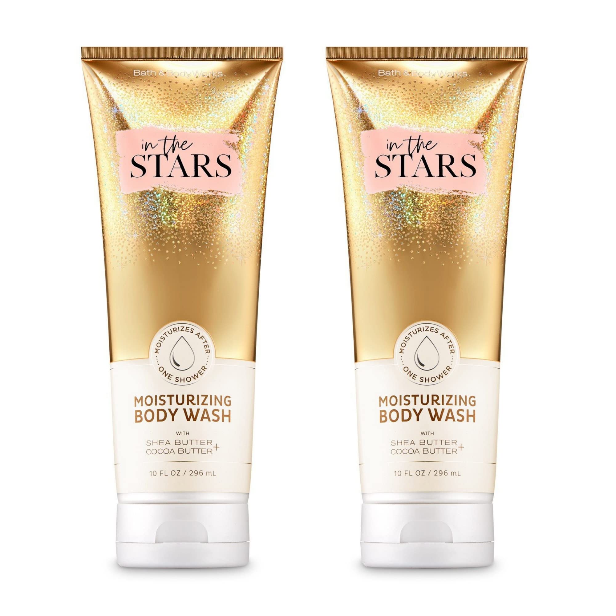 Bath & Body Works Gift Set of 2 - 10 oz Moisturizing Body Wash - In The Stars
