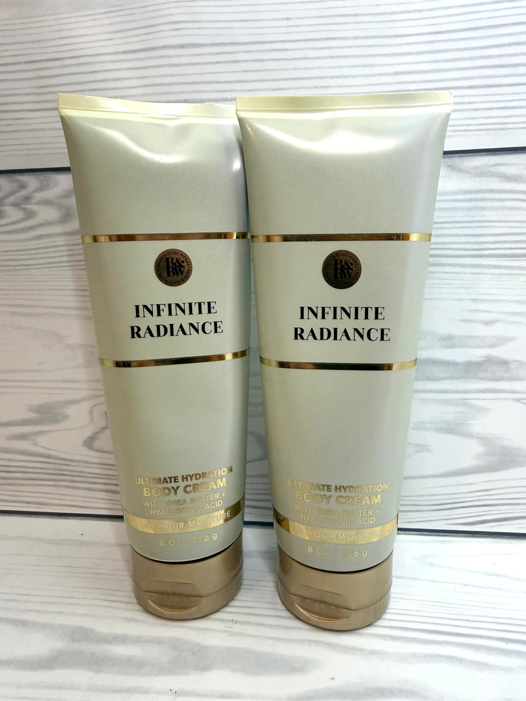 Bath & Body Works Infinite Radiance Ultimate Hydration Body Cream 8 oz 2-Pack