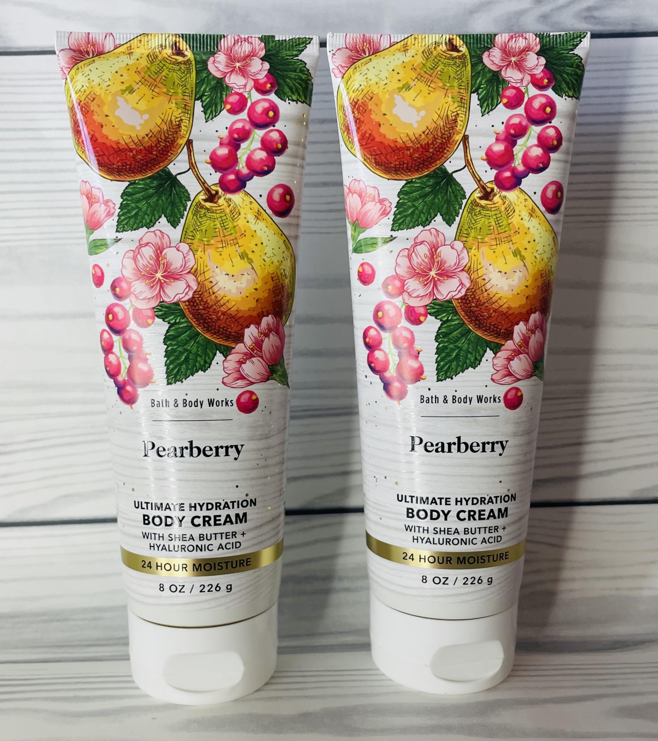Bath & Body Works Pearberry Ultimate Hydration Body Cream – Pack of 2 (8 oz each)