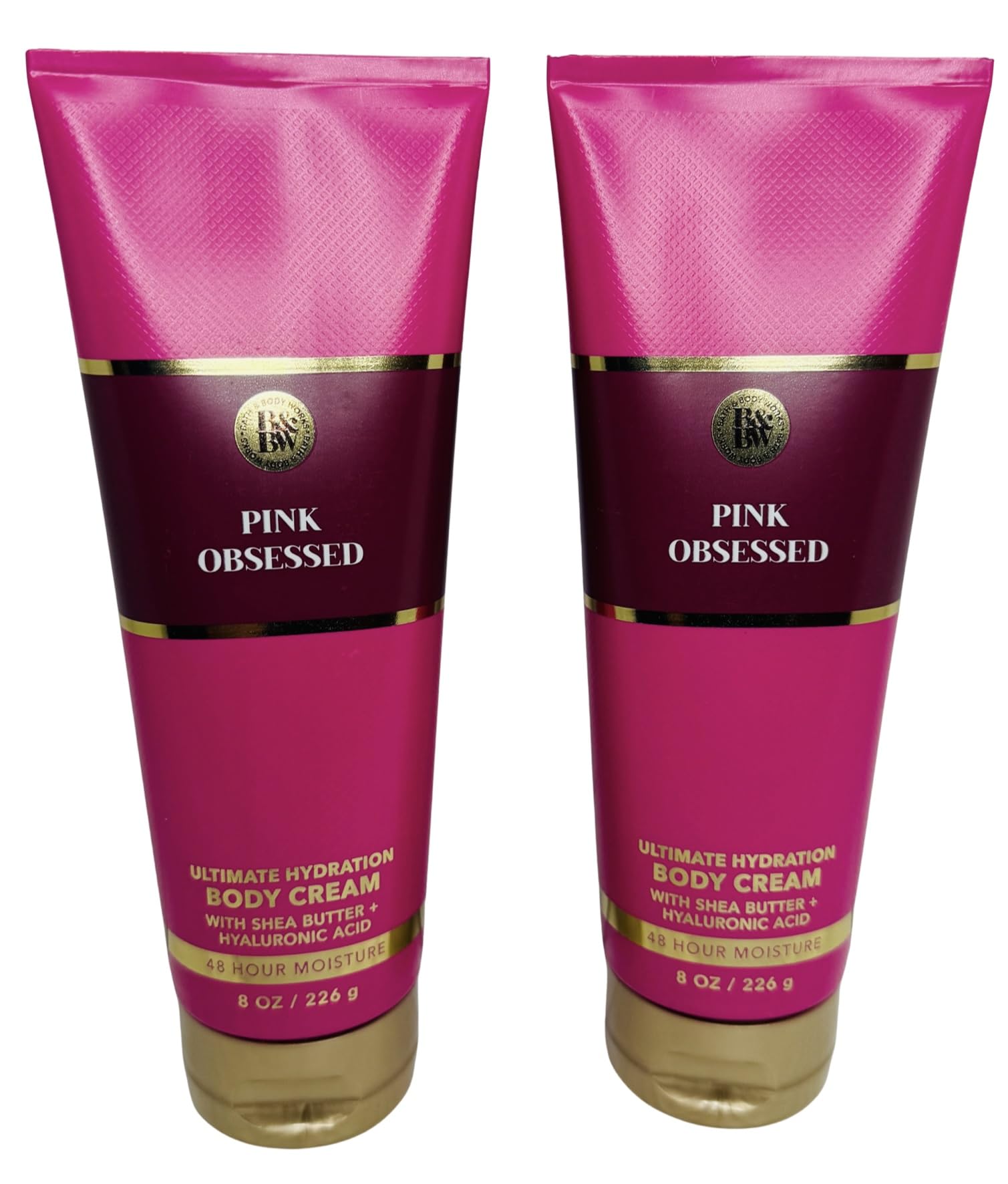 Bath & Body Works Pink Obsessed Ultimate Hydration Body Cream – 2 Pack of 8 oz