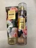 Bath & Body Works Rose Ultra Shea Body Cream & Fine Fragrance Mist – 8 oz (2018)