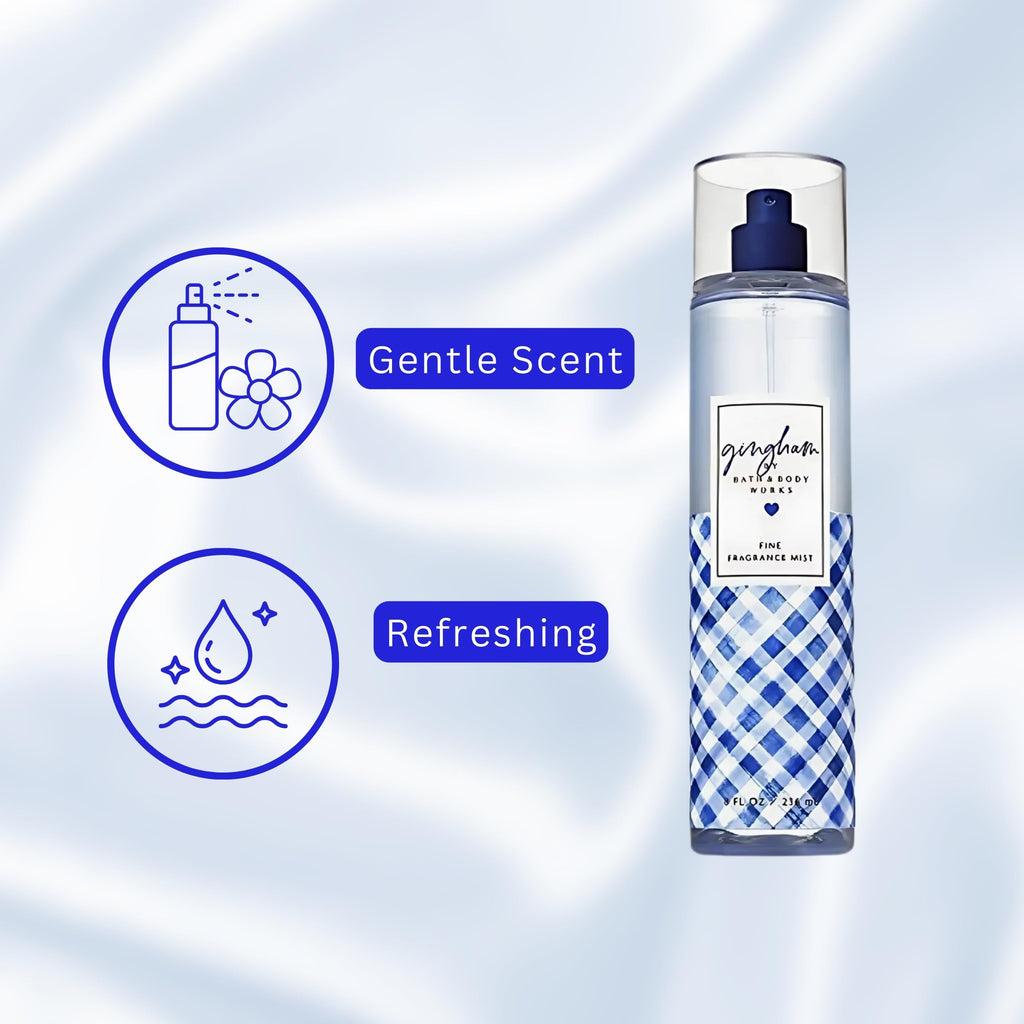 Bath & Body Works Gingham Fine Fragrance Body Spray Mist – 8 oz
