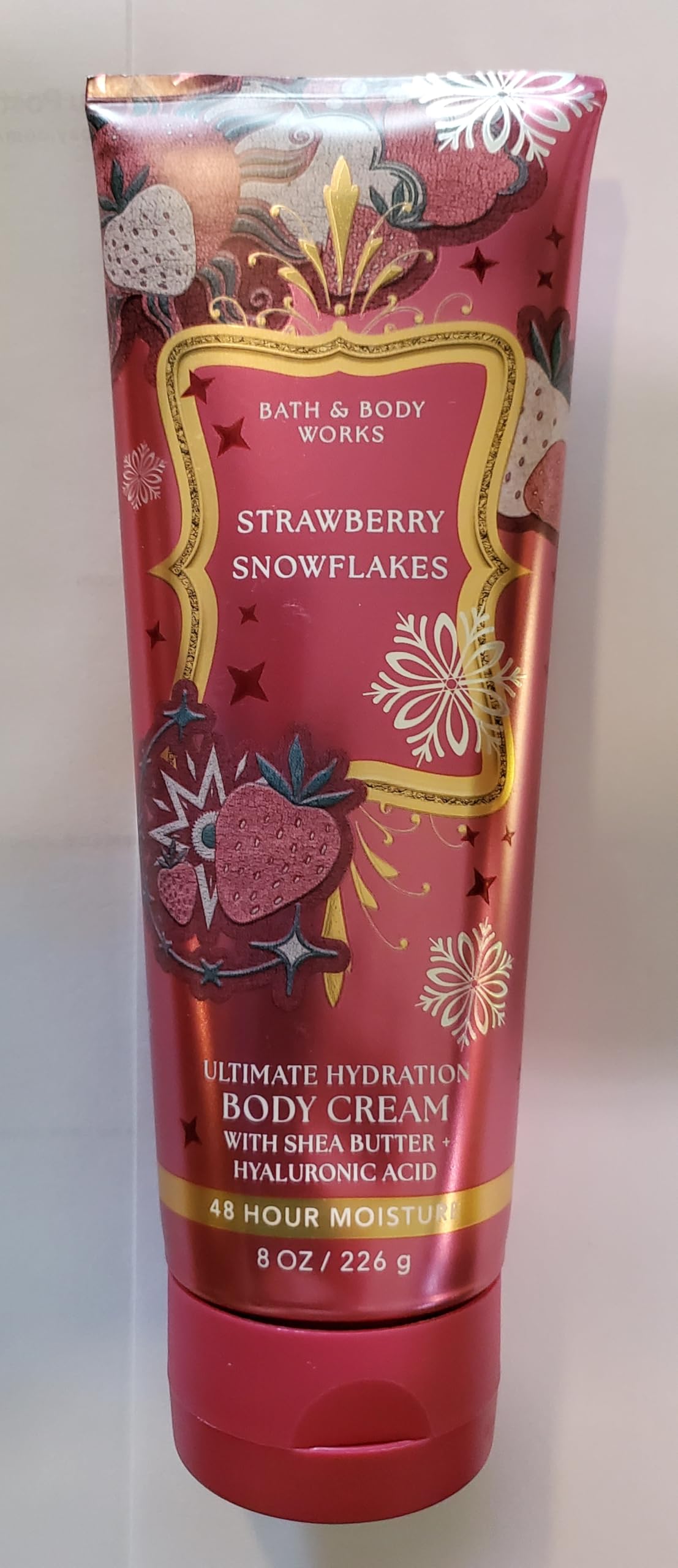 Bath & Body Works Strawberry Snowflakes Ultimate Hydration Body Cream – 2 x 8 oz