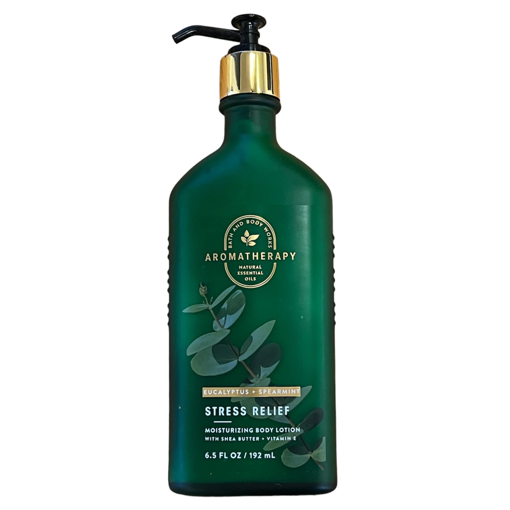Bath & Body Works Stress Relief Eucalyptus Spearmint Gift Set – 2 × 6.5 oz Moisturizing Lotion with Shea Butter & Vitamin E